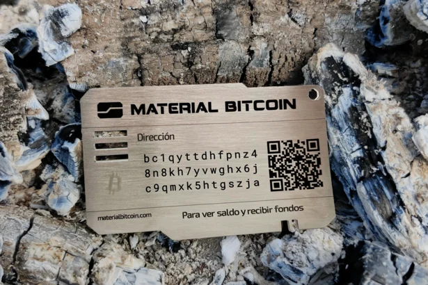 Material Bitcoin Parte Delantera Instrucciones
