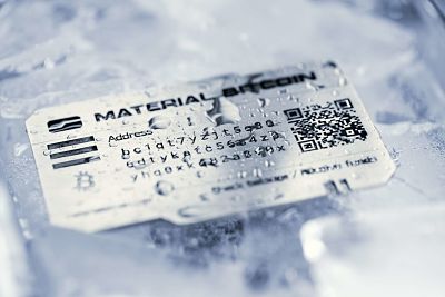 material bitcoin wallet