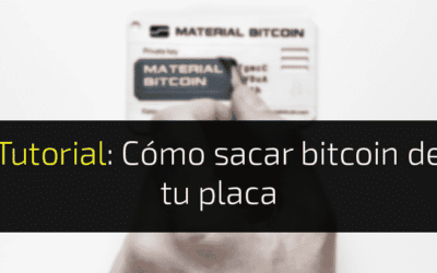 Cómo sacar bitcoin de tu Material Bitcoin