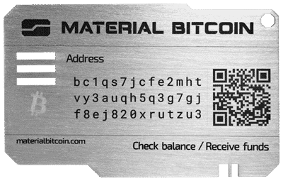 material bitcoin estandar