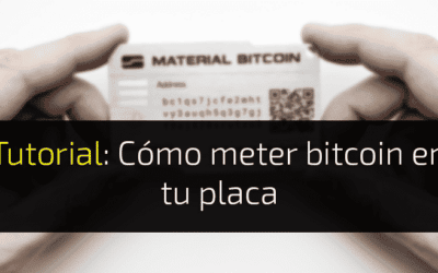 Cómo meter bitcoin a tu placa Material Bitcoin