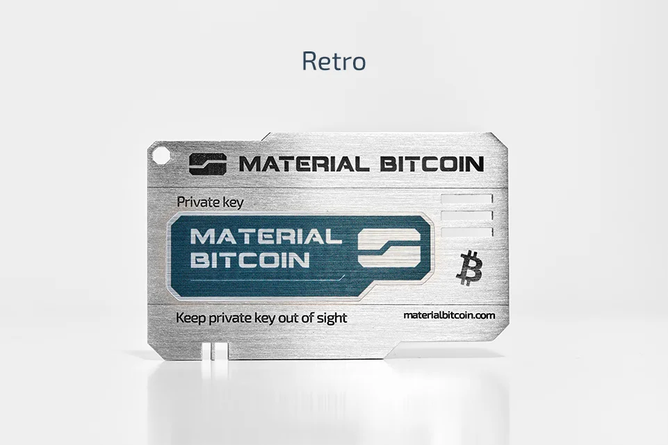 retro material bitcoin