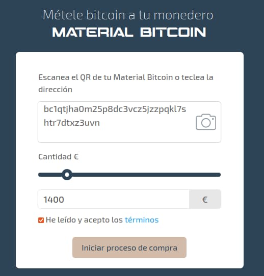 fase 1: comprar bitcoin