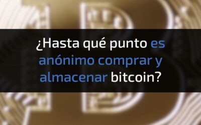 ¿Hasta qué punto es anónimo comprar y almacenar bitcoin con Material Bitcoin?