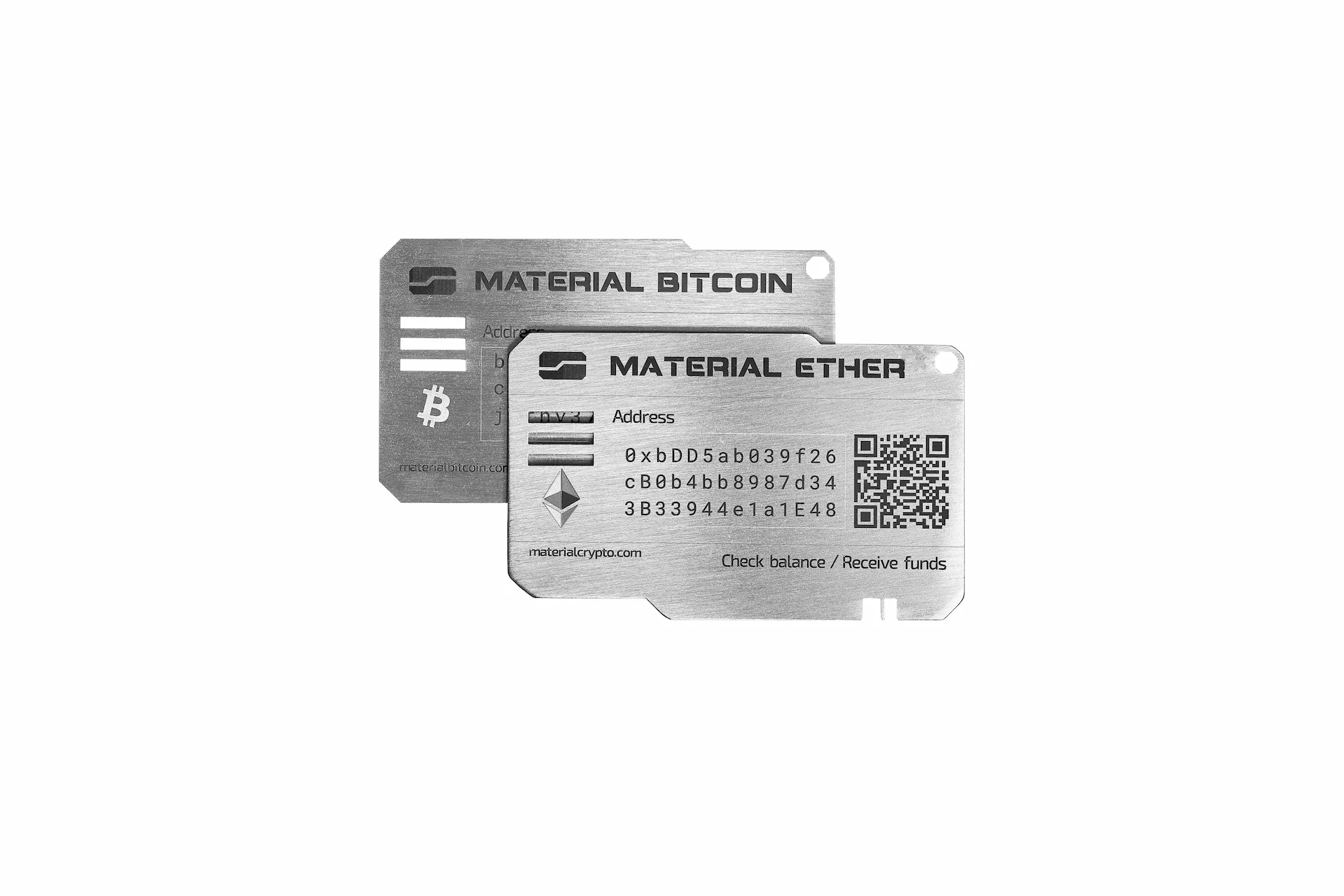 Pack del monedero para ethereum y otro para bitcoin
