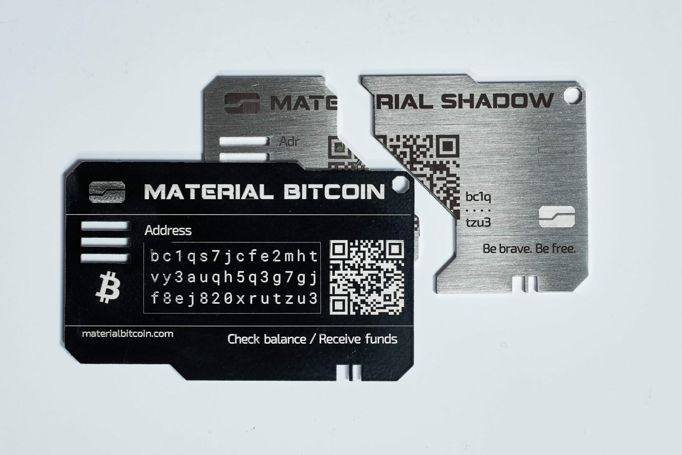 Foto de la versión shadow de Material Bitcoin