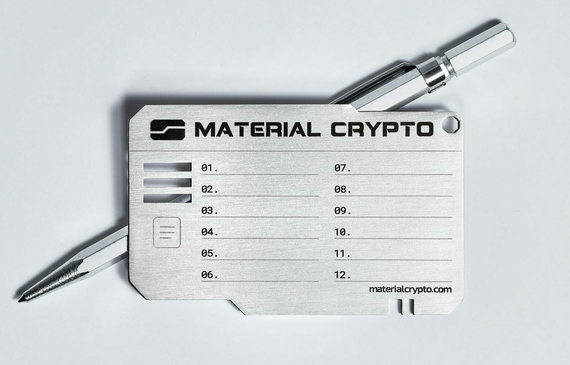 Foto de la versión Do It Yourself de Material Bitcoin