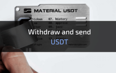 How to withdraw and send USDT from your  Material USDT wallet