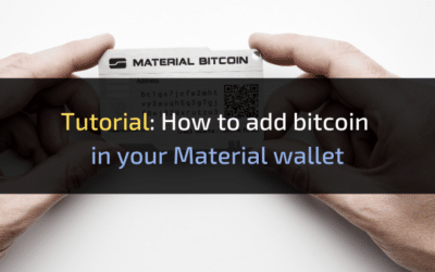 How to Send Bitcoin to your Material Cold Wallet