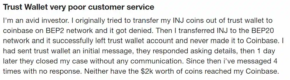 review trust wallet
