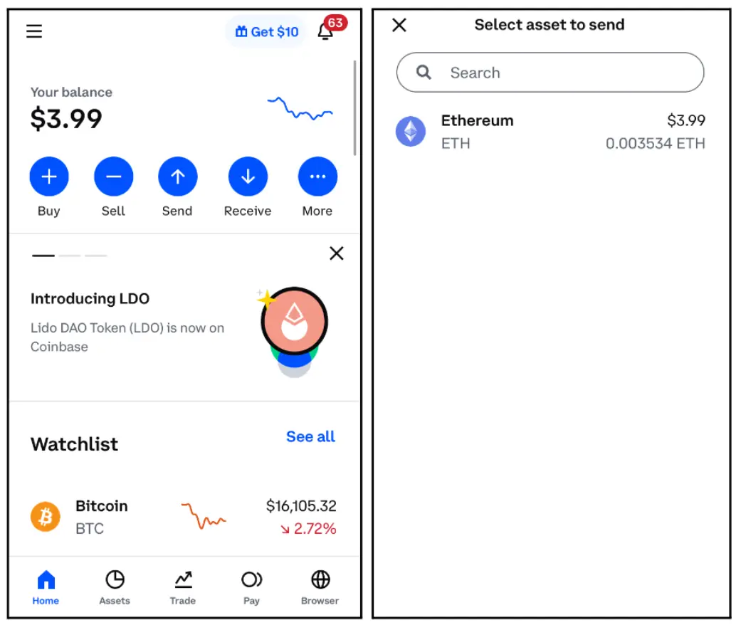 Coinbase select crypto