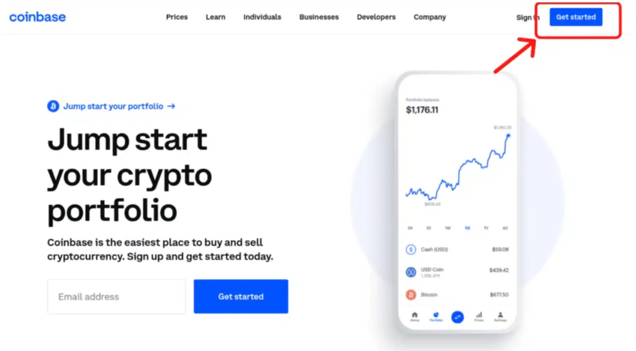 Coinbase login