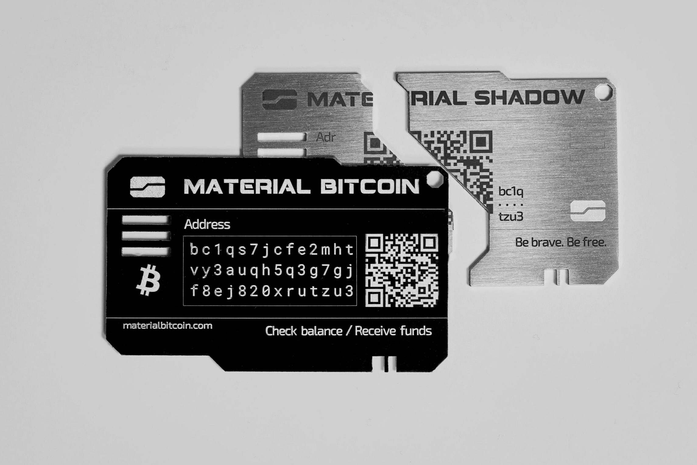 Foto de la versión shadow de Material Bitcoin