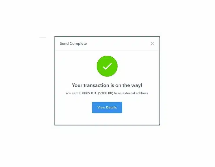 Bitcoin transfer between wallets