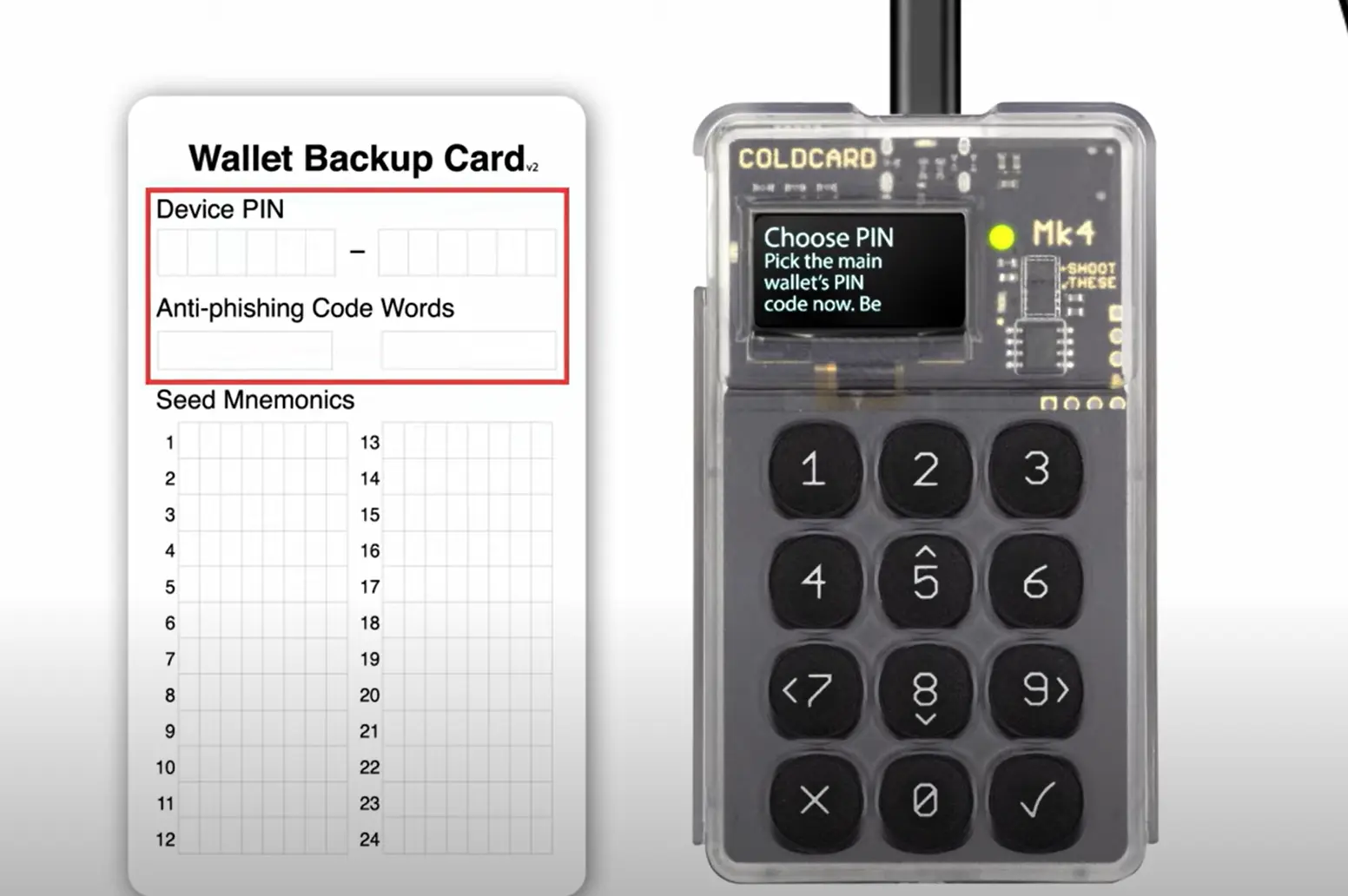 Coldcard wallet security