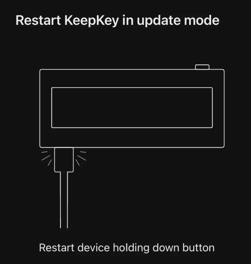 KeepKey Wallet set-up