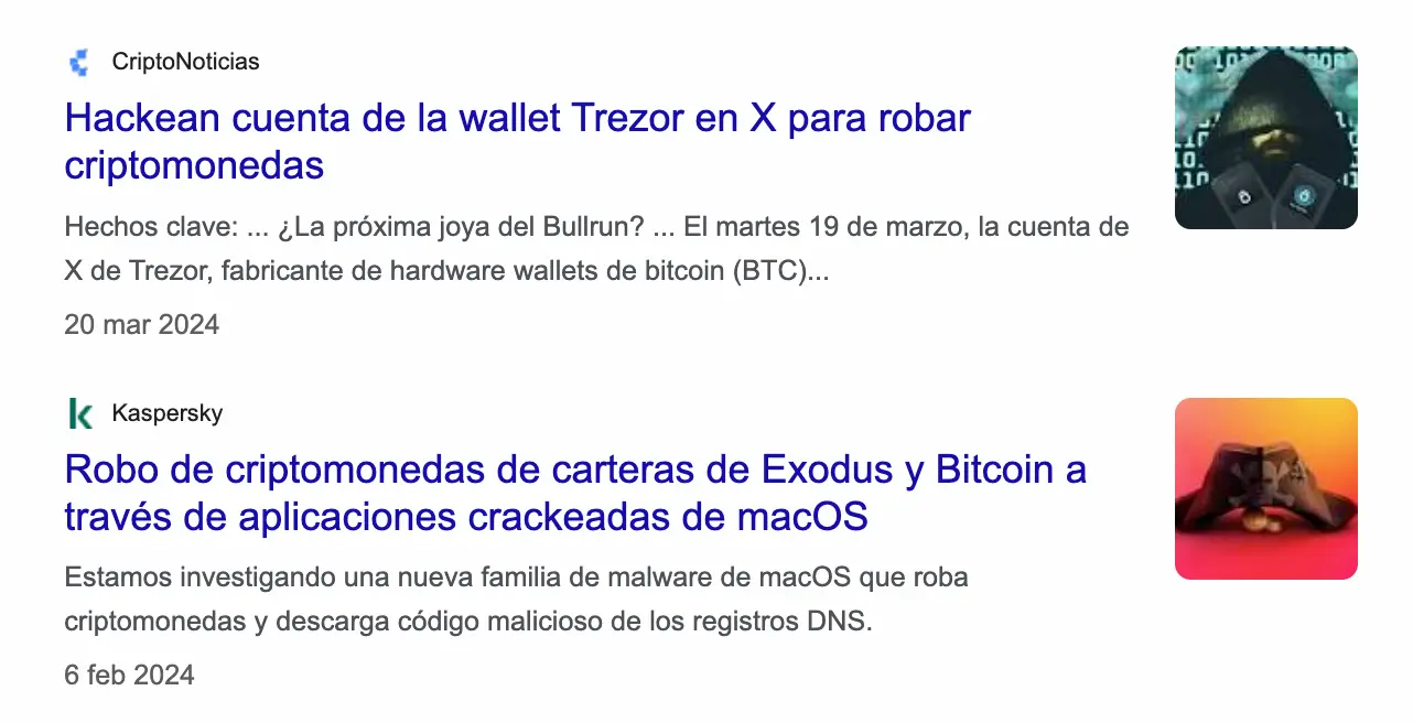 wallets hackeadas