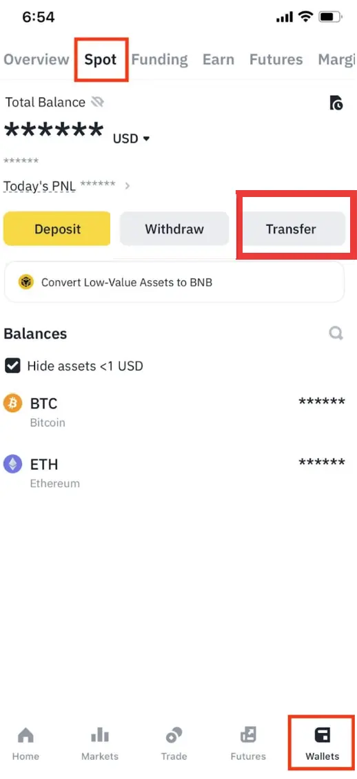 Binance Transfer Crypto