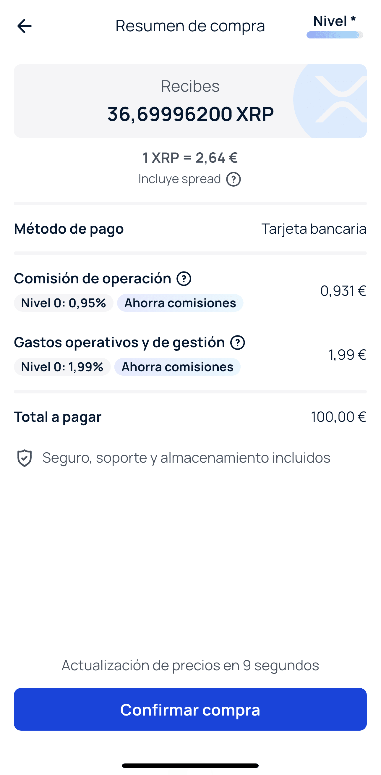 bit2me 5 compra ripple